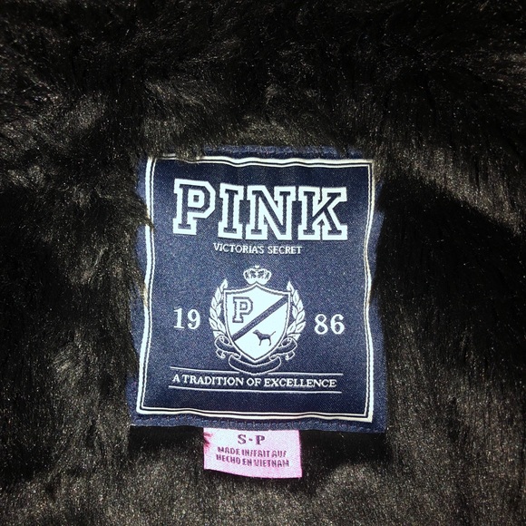Victoria Secret Pink Fur Sweatshirt - Picture 3 of 7